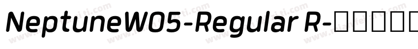 NeptuneW05-Regular R字体转换